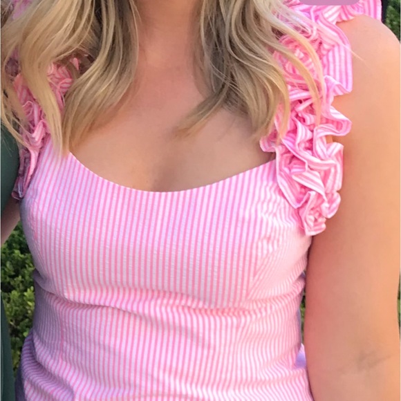 Lilly Pulitzer Devina Dress - Pink Cosmo - Picture 4 of 6